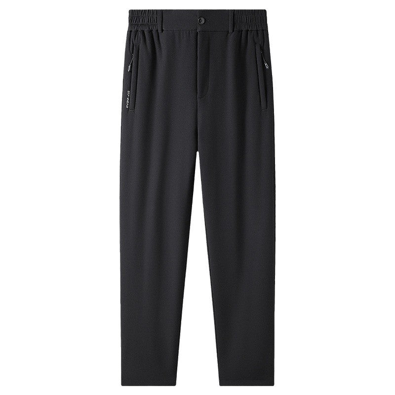 Men's Lined Lounge Pants with Teddy Lining, Elastic Waistband and Zipper Pockets Mune Fashion