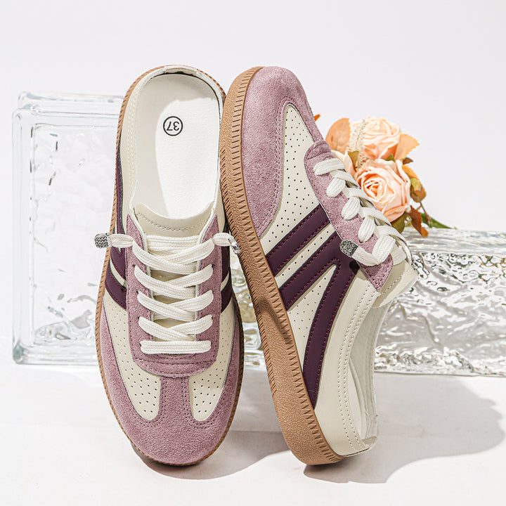 Damen Retro-Sneaker mit Gumsohle und gepolsterter Innensohle Mune Fashion