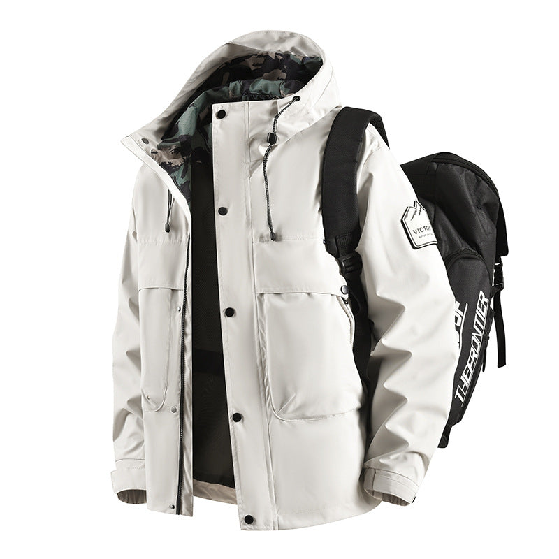 Men's Waterproof Leisure Jacket Mune Fashion