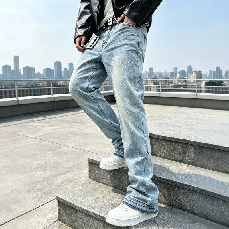 Men Flowing Jeans Mune Fashion