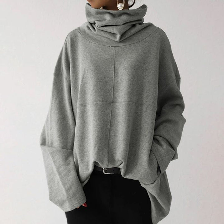Mune | Trendy solid color turtleneck sweater