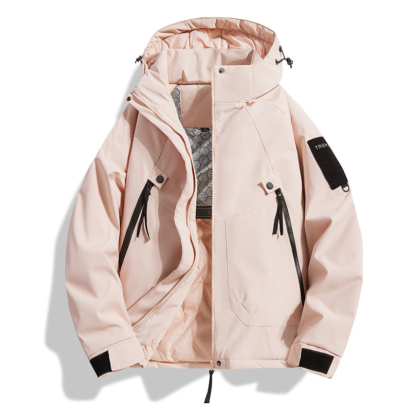 Men's insulated hooded field jacket with quilted thermal lining, windproof shell & utility pockets Mune Fashion