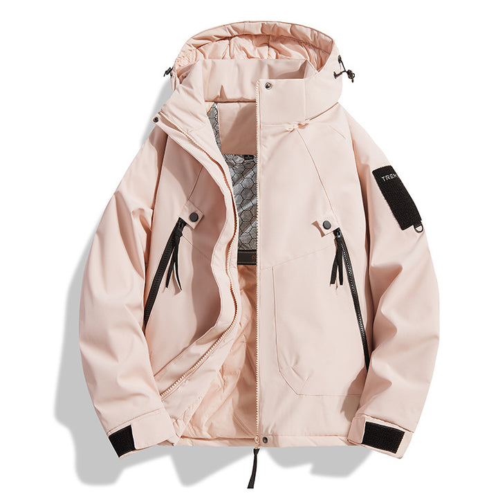 Men's insulated hooded field jacket with quilted thermal lining, windproof shell & utility pockets Mune Fashion