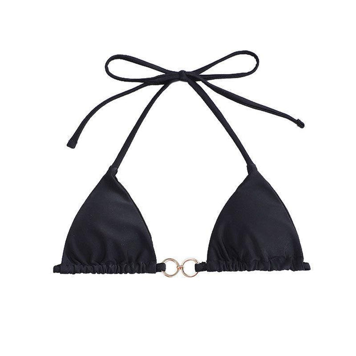 Women's triangle bikini with elegant ring details Mune Fashion