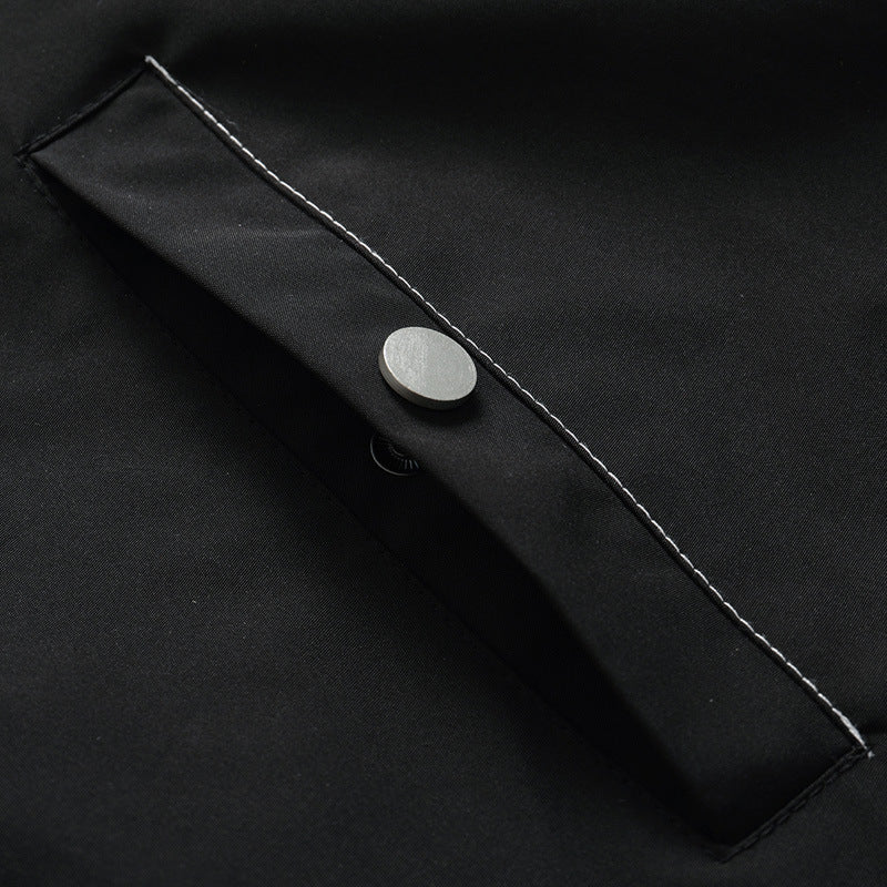 Men's lightweight bomber jacket in aviator look with arm pocket and contrast stitching Mune Fashion