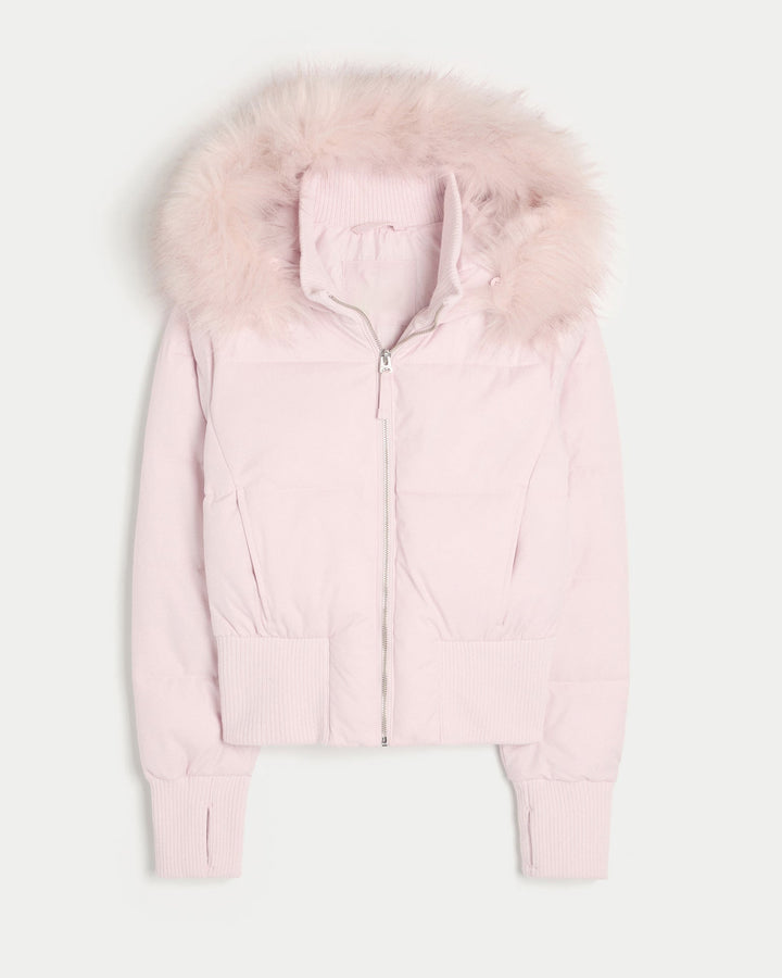 Mune | Women's Quilted Winter Jacket with Removable Hood and Elastic Cuffs
