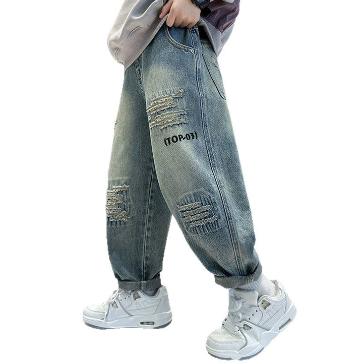 Women casual distressed Jeans Mune Fashion