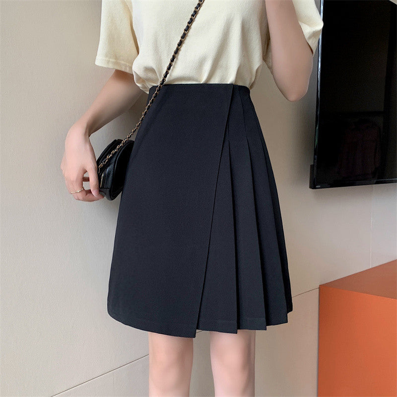 Women's Pleated Mini Skirt with High Waist Mune Fashion