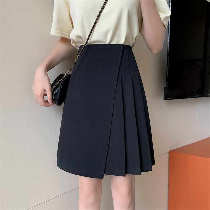 Women's Pleated Mini Skirt with High Waist Mune Fashion