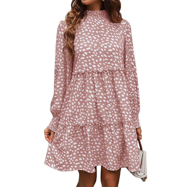 Women Flowing Dress with Ruffle Details Mune Fashion