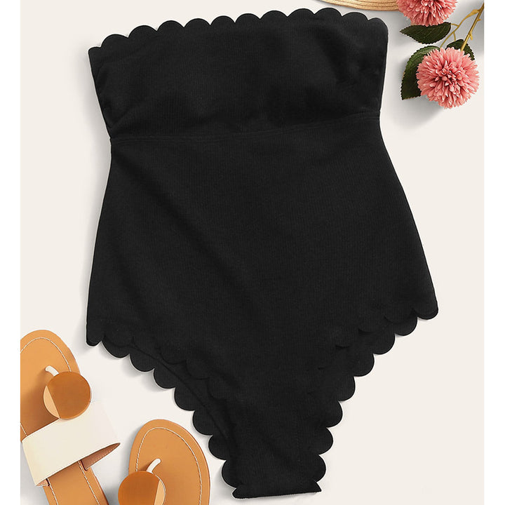 Women’s One-Piece Swimsuit with Feminine Ruffle Details and Adjustable Straps Mune Fashion