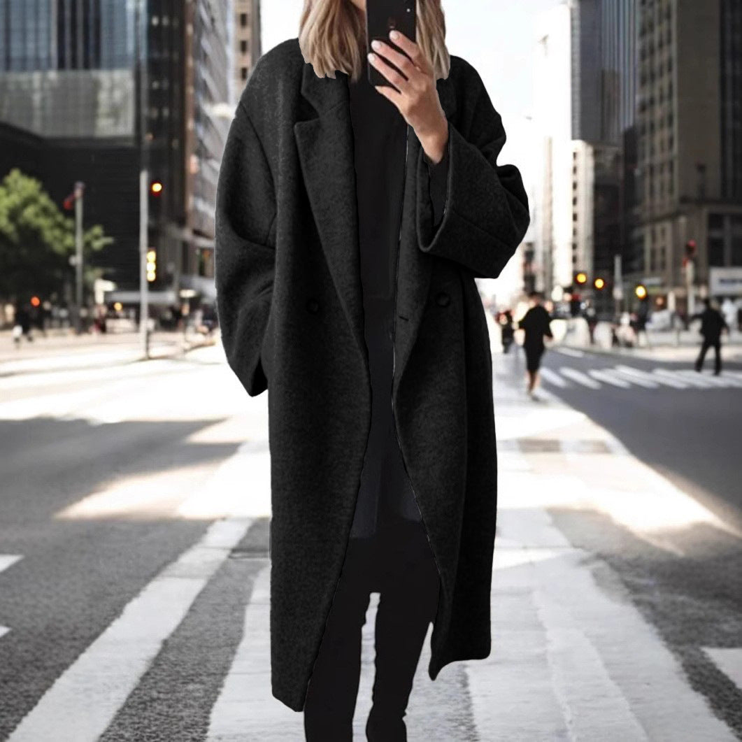 Women's Oversized Wool Coat Mune