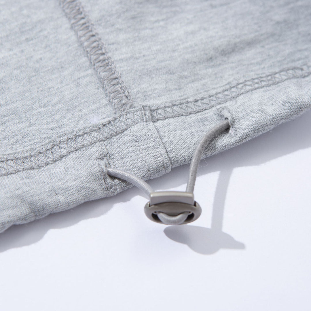 Unisex Wide French-Terry Sweatpants with elastic drawstring waistband, side pockets, and adjustable hem.