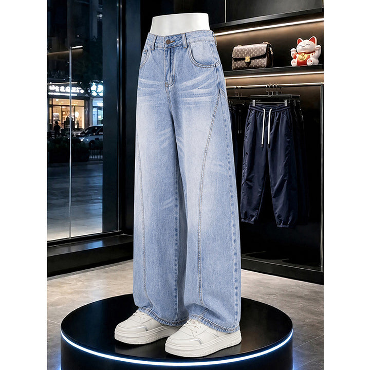 Women Wide-Cut Denim Culotte Mune Fashion