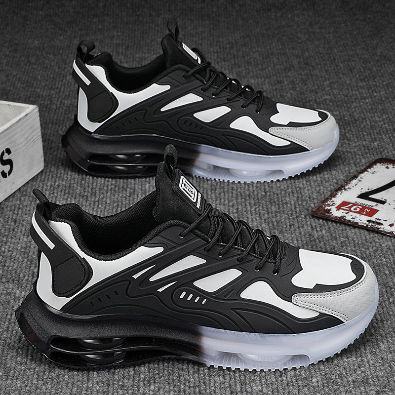 Men's Hightech Airflow Cushioning Sneakers with Visible Multi-Chamber Air Sole Mune Fashion