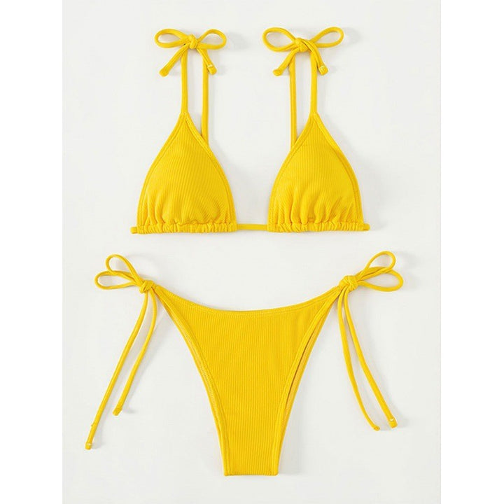 Ladies Triangular Bikini with playful ties Mune Fashion
