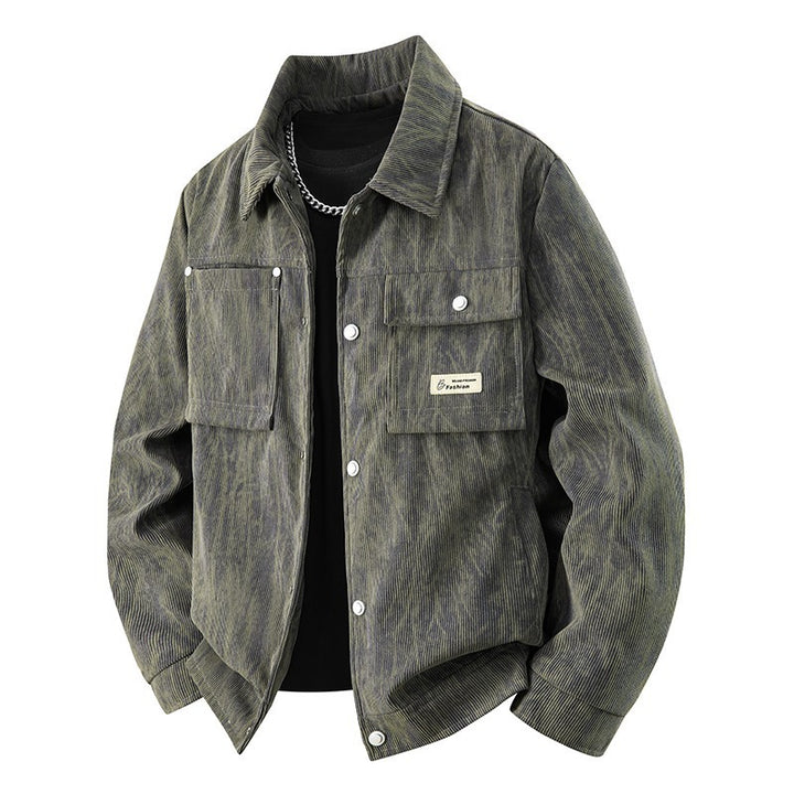 Men's cord jacket with practical pockets Mune Fashion