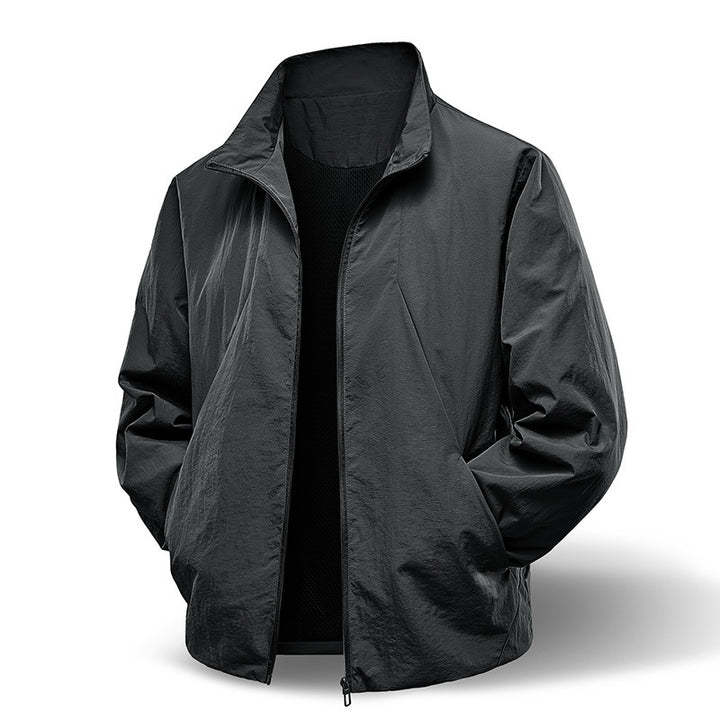 Men's Lightweight Outdoor Jacket with Breathable Material