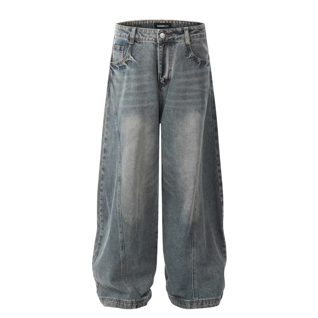 Women's Wide-Cut Mom Jeans Mune Fashion