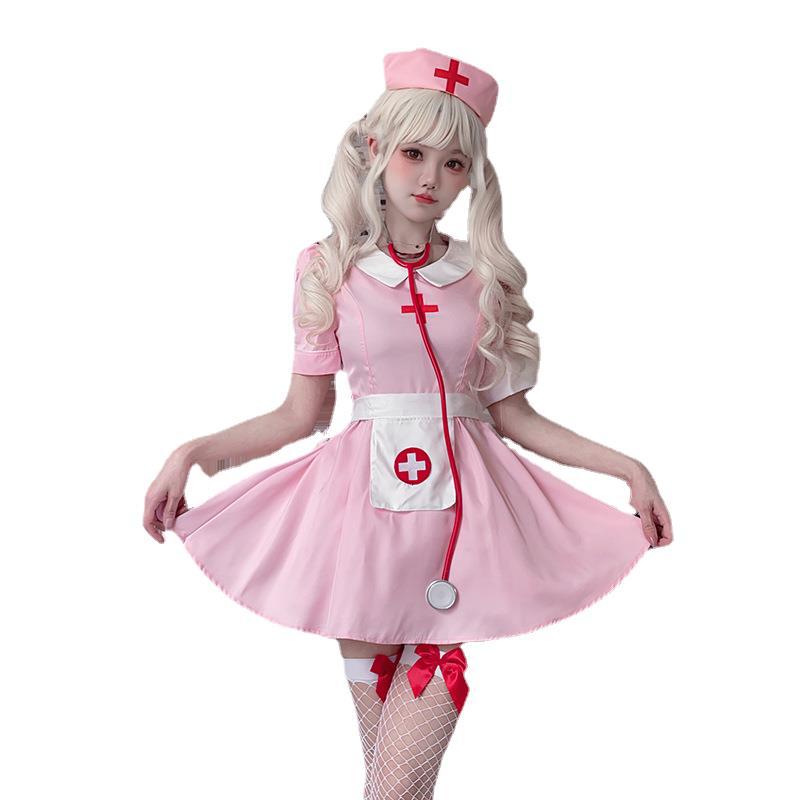 Women nostalgic nurse costume Mune Fashion