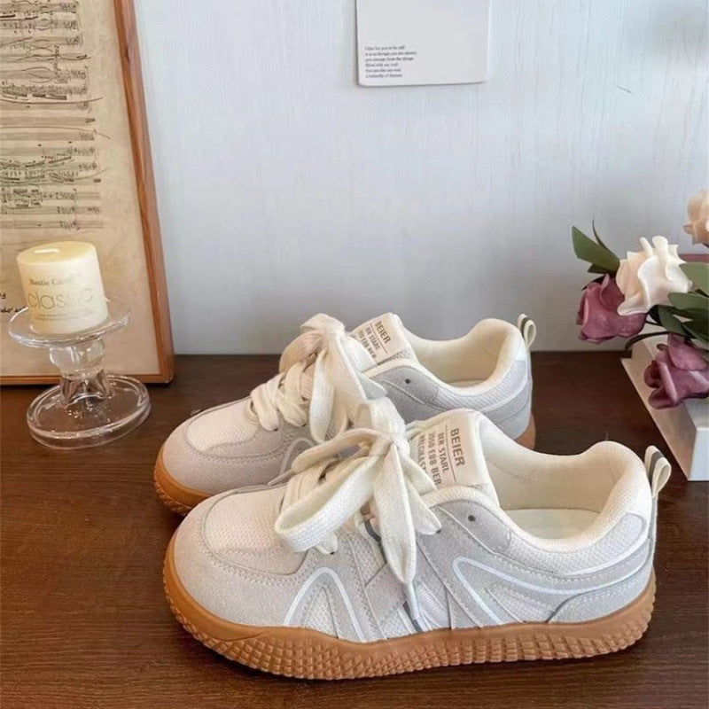Women's Sporty Sneakers with Breathable Mesh Upper and Non-Slip Sole Mune Fashion