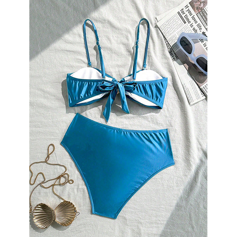 Women Elegant Bikini Set with Fashionable Shell Design Mune Fashion