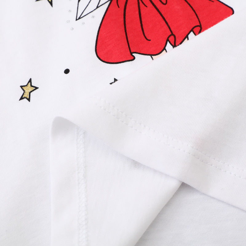 Girls Long Sleeve Shirt with Cute Fairy Motif Mune Fashion