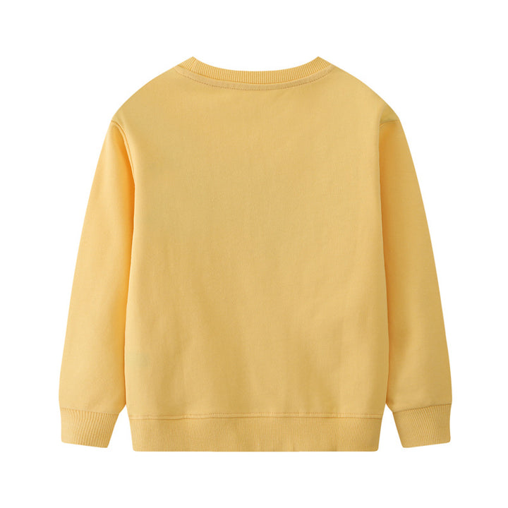 Girls sweatshirt with colorful rainbow and bunny design Mune Fashion