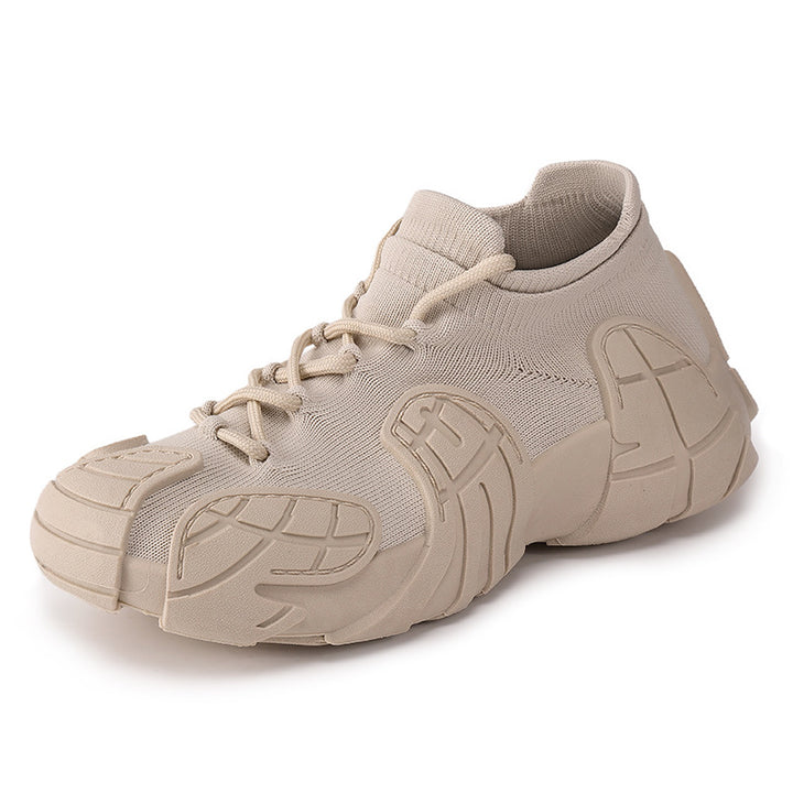 Men's nan robust tactical sneaker with seamless knit shaft, shock-absorbing EVA midsole and profiled protective overlay Mune Fashion