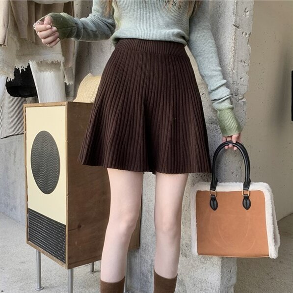 Women's pleated skirt with elastic waistband Mune Fashion