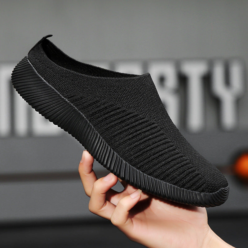 Women nan ultra-light slip-on casual shoes with seamless mesh knit, ergonomic heel tab, and flexible wave outsole Mune Fashion
