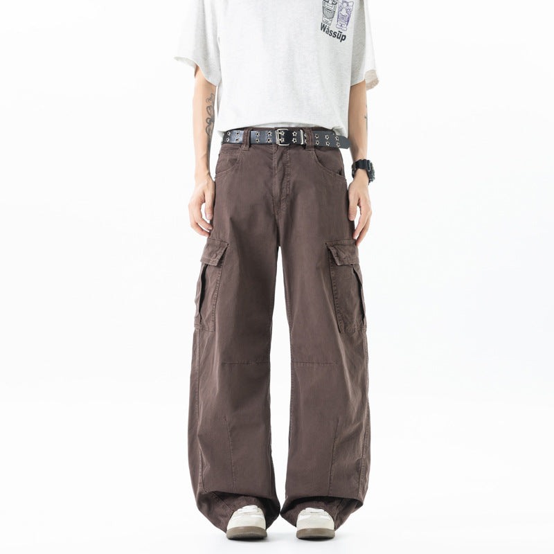 Damen Weite Baumwoll‑Cargo‑Culotte mit Multifachtaschen Mune Fashion
