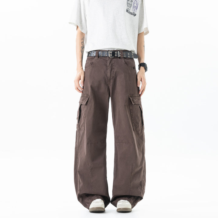 Damen Weite Baumwoll‑Cargo‑Culotte mit Multifachtaschen Mune Fashion