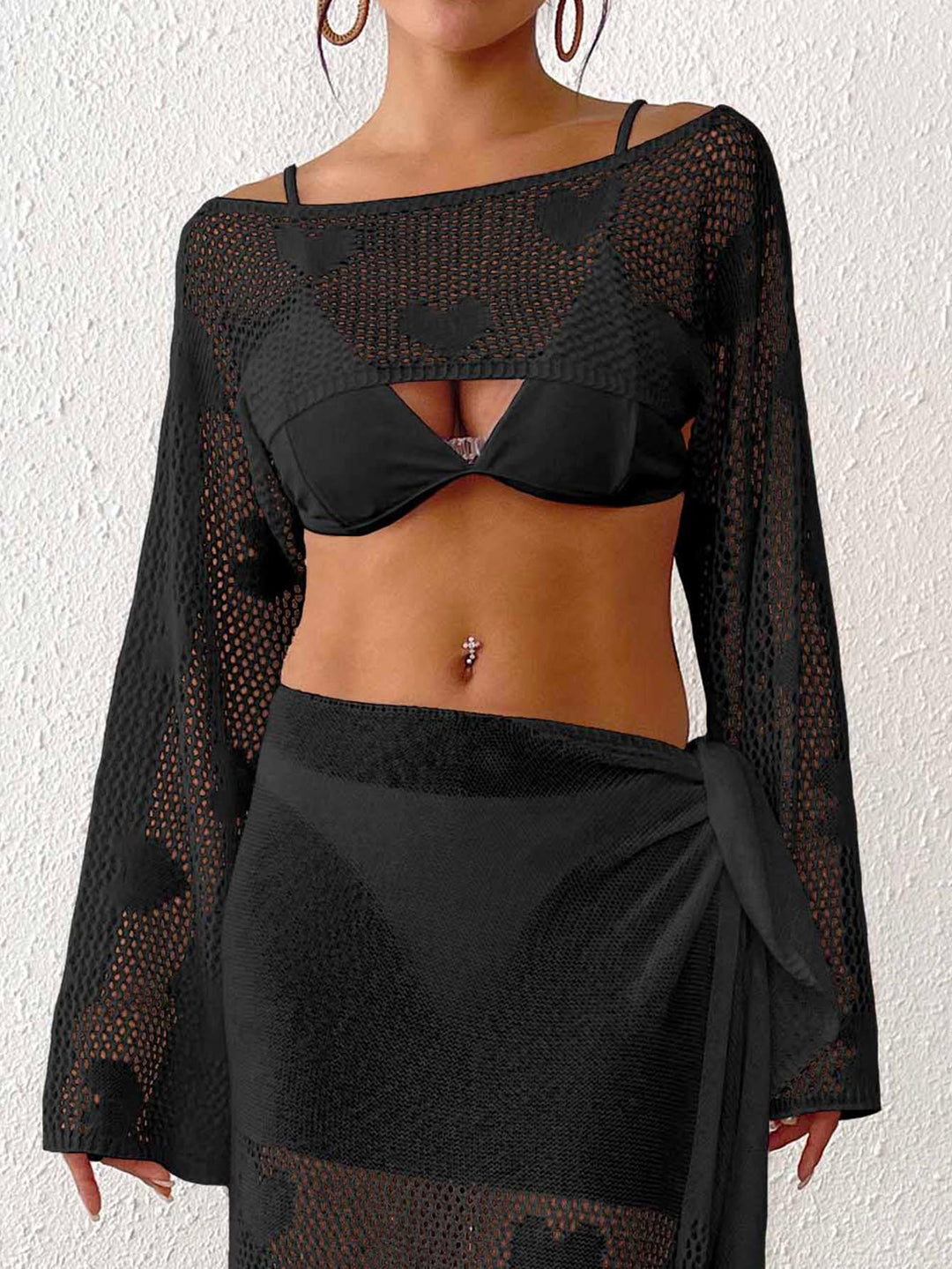 Women's Open Mesh Beach Jacket Mune Fashion