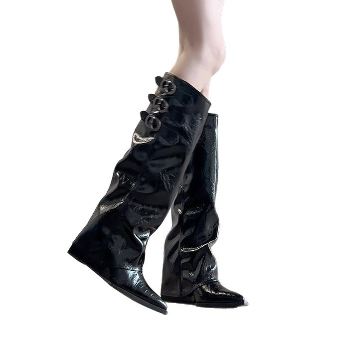 Women's Elegant and Chic Over-the-Knee Boots Mune Fashion