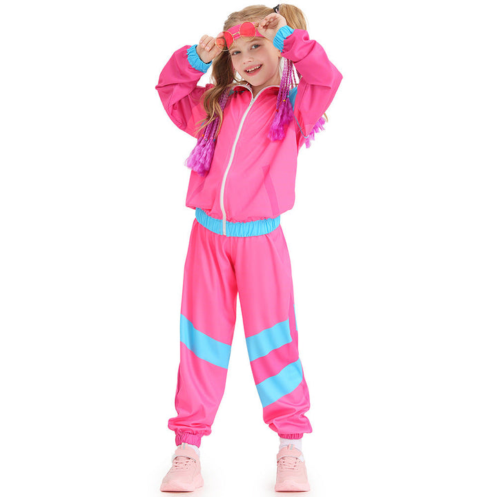 Girls sports suit with colorful accents and elastic details Mune Fashion