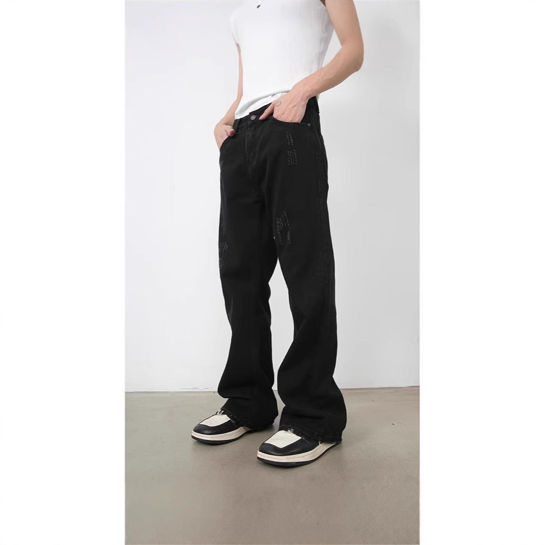 Men's Loose-Fitting Denim Pants Mune Fashion