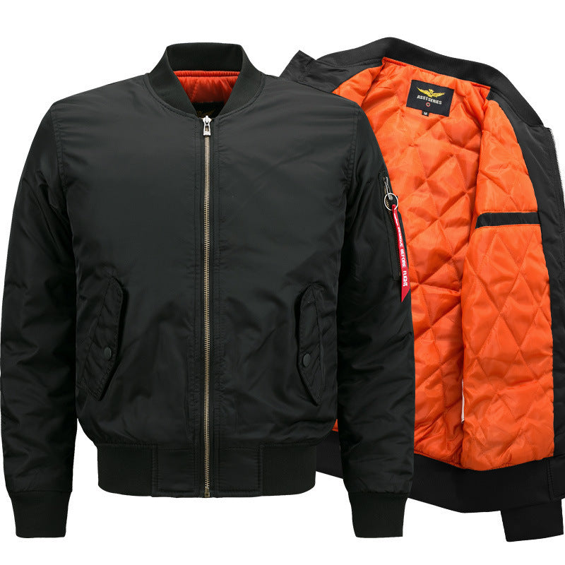 Men's Fashion Bomber Jacket with Functional Zip Pockets Mune Fashion