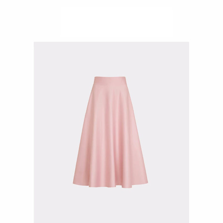 Women Elegant and Flowing Midi Skirt Mune Fashion