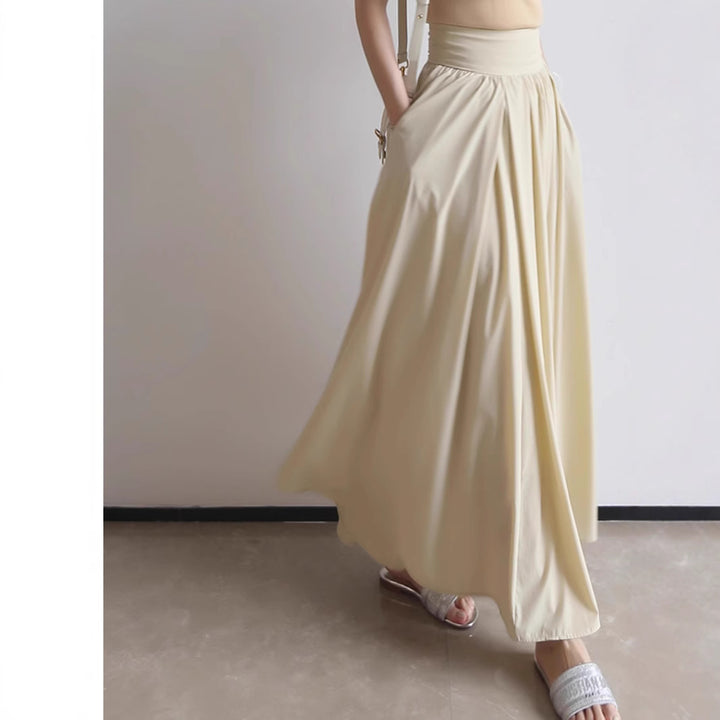 Women's Elegant Maxi Skirt with Flowing Cut Mune Fashion