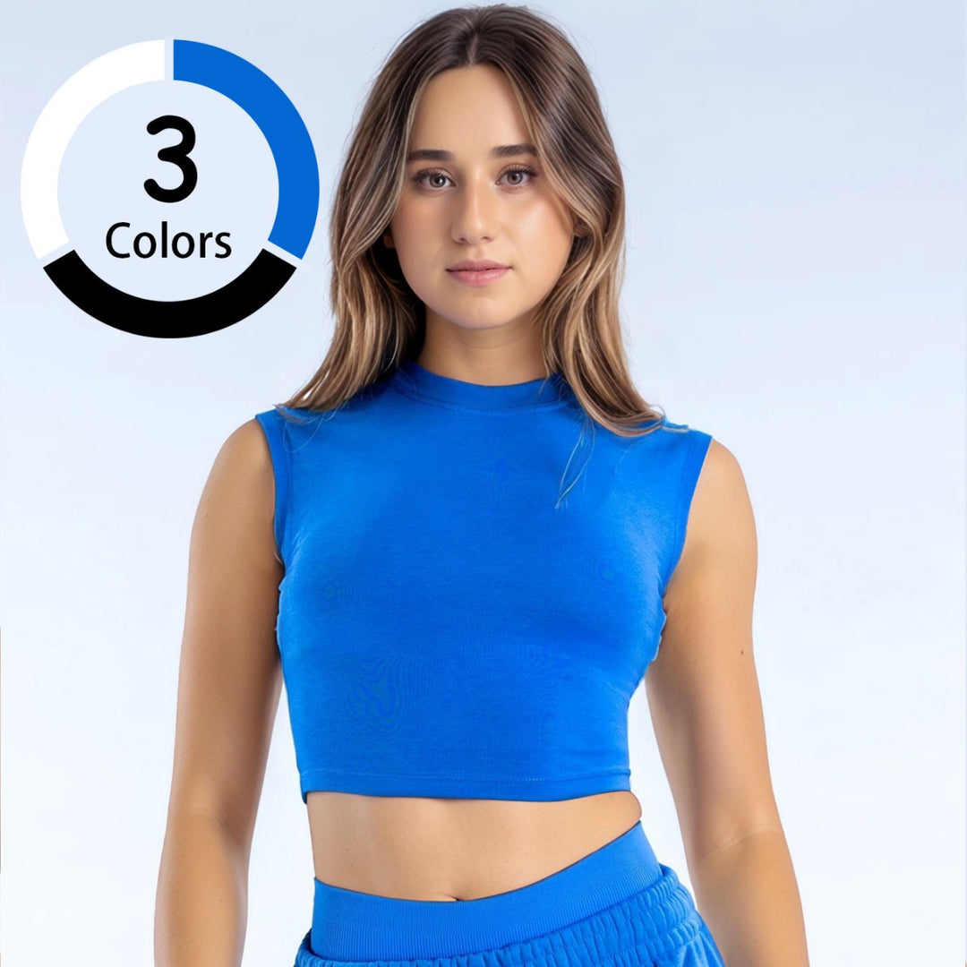 Women's Sporty Crop Top Mune Fashion