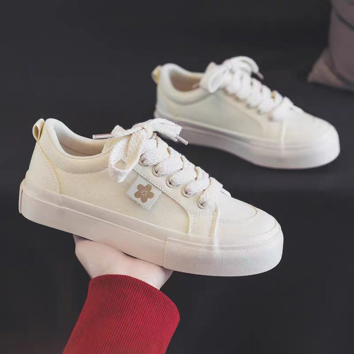 Women’s Fashion Sneakers made of high-quality canvas with elegant platform sole Mune Fashion