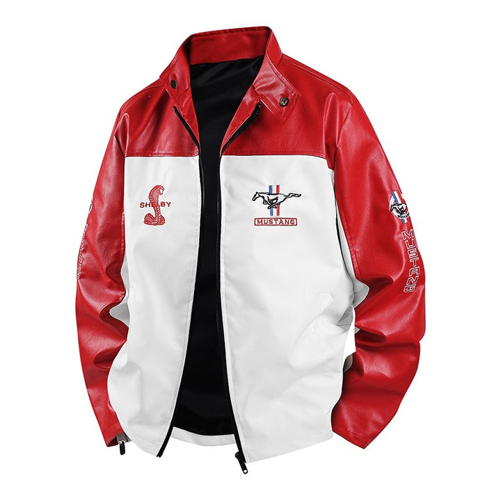 Men's Leather Jacket Mune Fashion