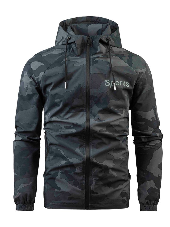 Men's Sporty Camo Functional Jacket Mune Fashion