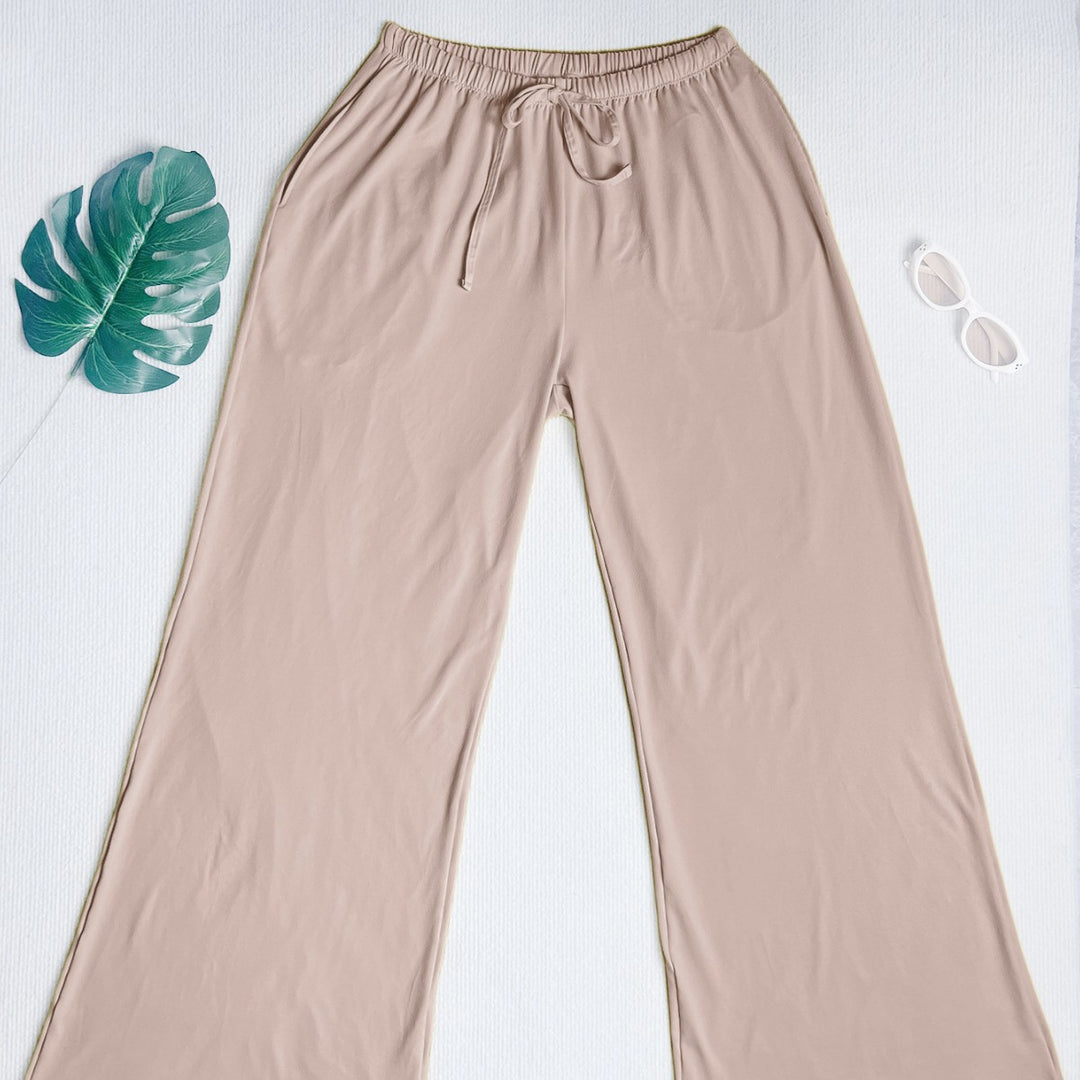 Women Soft Hoodie Pants with Elastic Mune Fashion