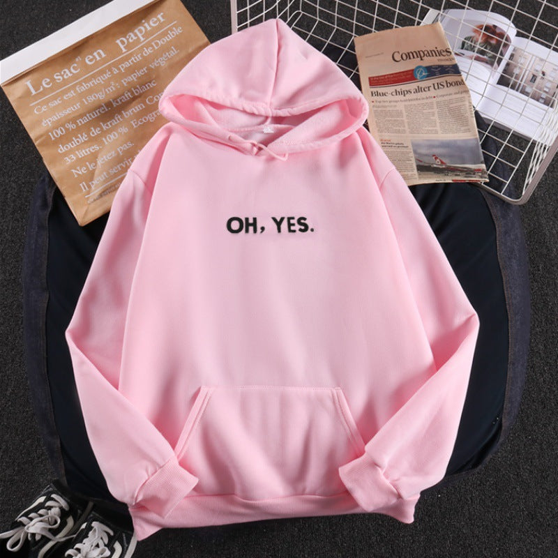 Women's hoodie with soft inner lining, kangaroo pocket, and subtle front print Mune Fashion