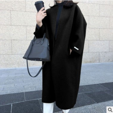 Elegant Long Wool Coat Women