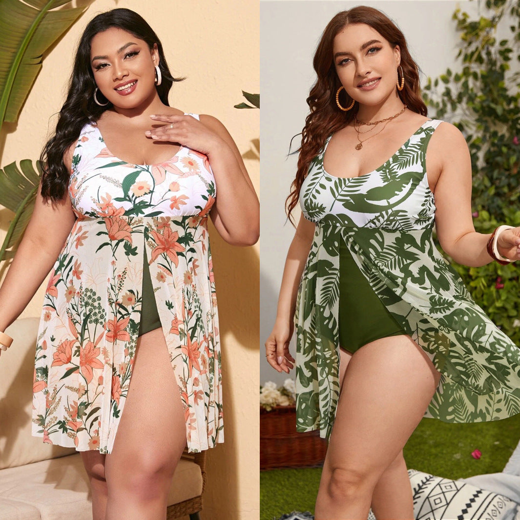 Women Beach Dress with Floral Design Mune Fashion