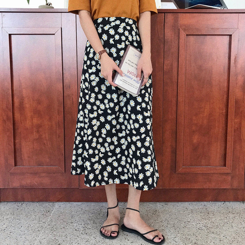 Women Floral Maxi Skirt Mune Fashion