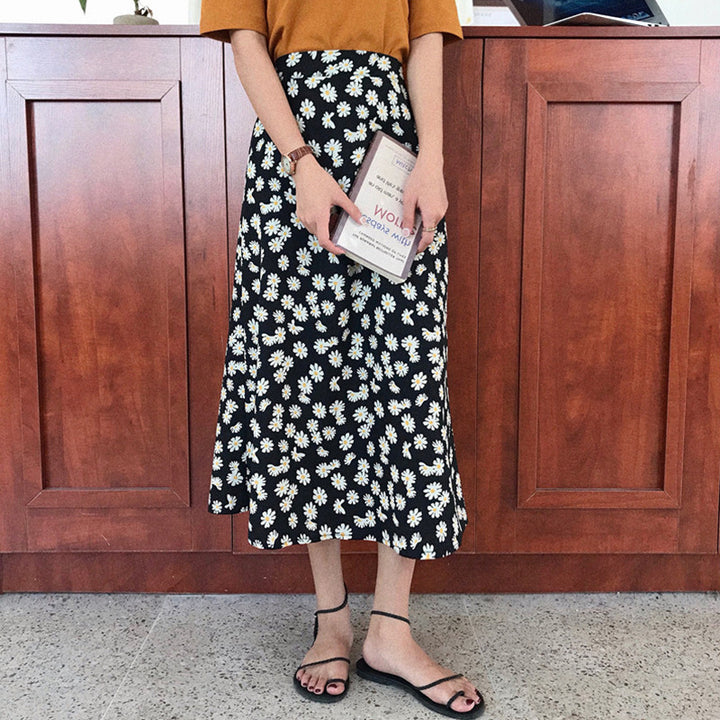 Women Floral Maxi Skirt Mune Fashion